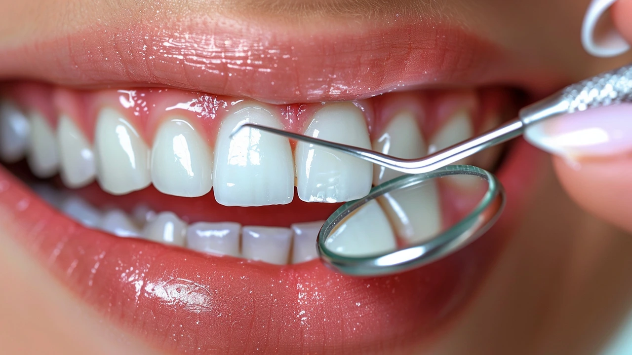 Jak správně používat dentální zrcátko pro odstranění zubního plaku
