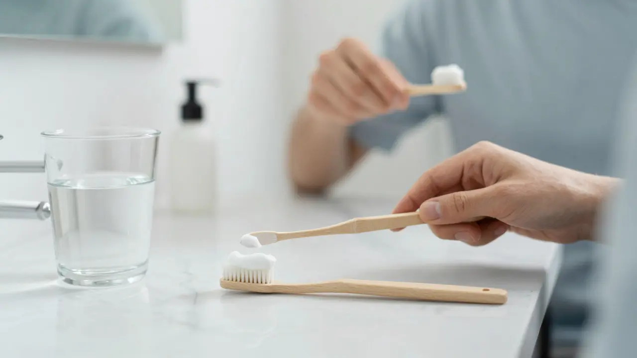Zubní kartáček a hygiena pro péči o celokeramické fazety