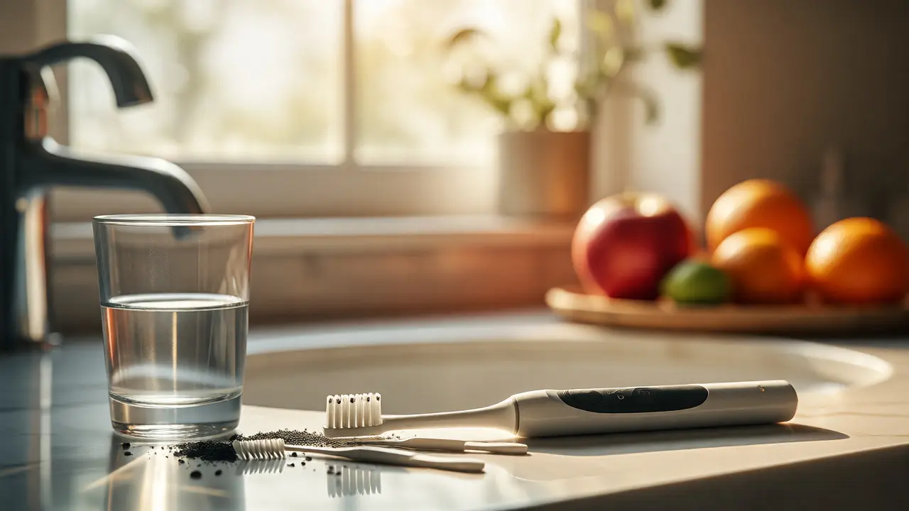 Elektrický kartáček a mezizubní pomůcky pro prevenci zubního kamene